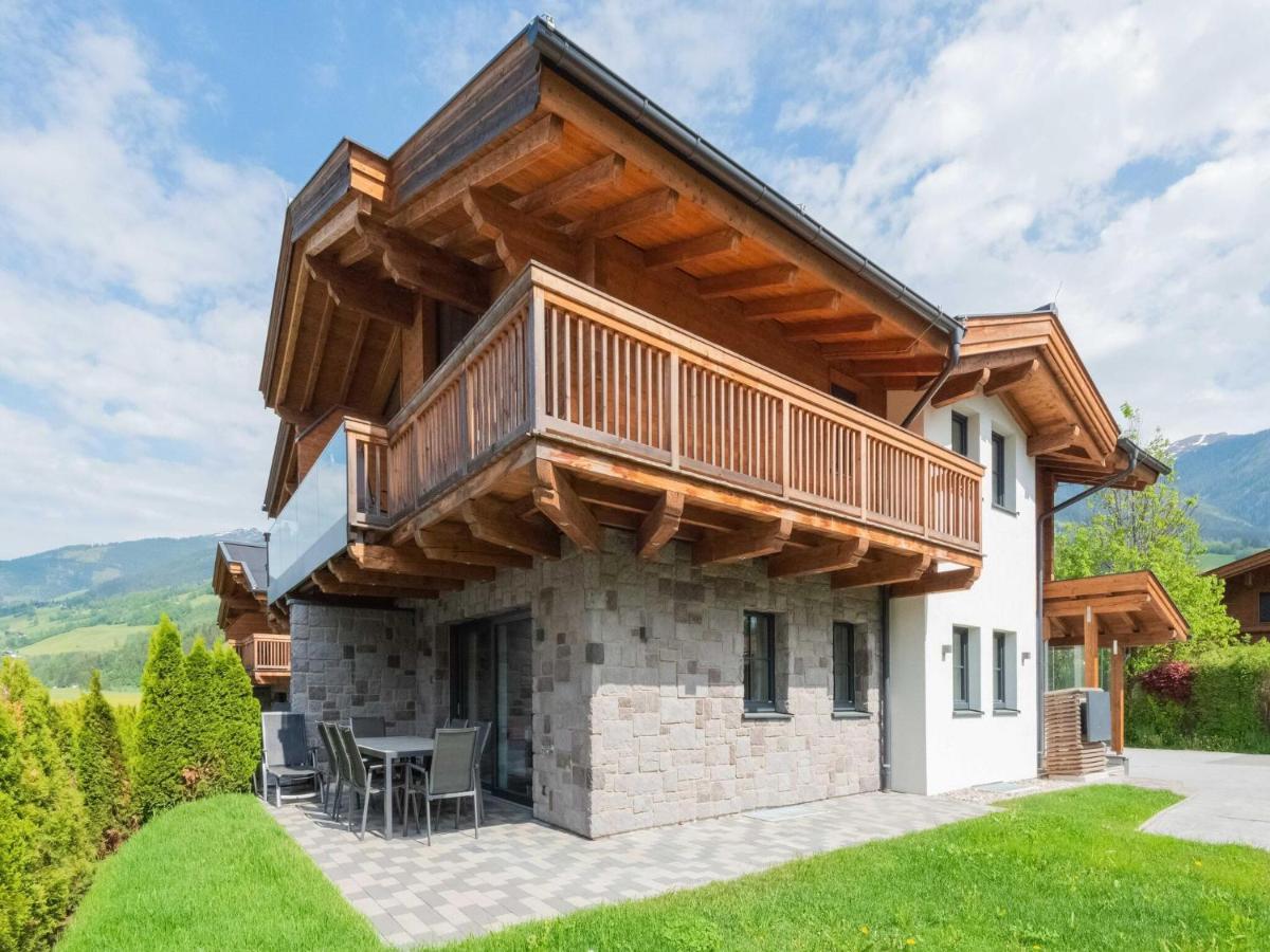 Detached Luxury Holiday Home With Sauna Niedernsill Bagian luar foto